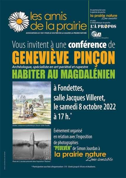 Image de L’habiter au magdalénien - Une conférence de Geneviève Pinçon